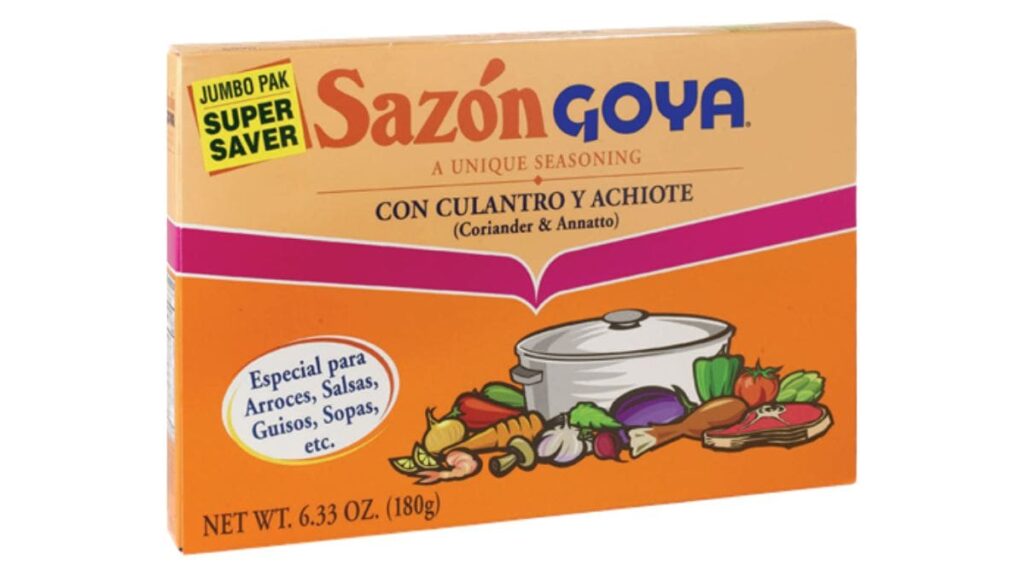 Is Sazon Goya Vegan